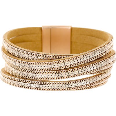 Panacea Chain & Suede Bracelet