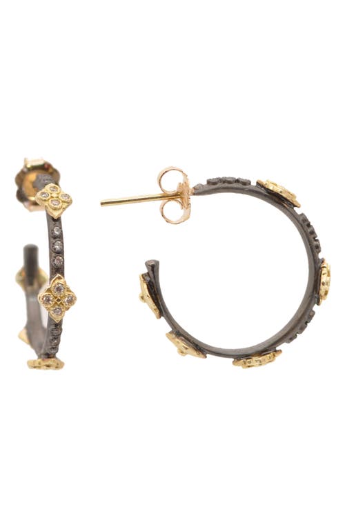 Armenta Old World Crivelli Hoop Earrings in Silver