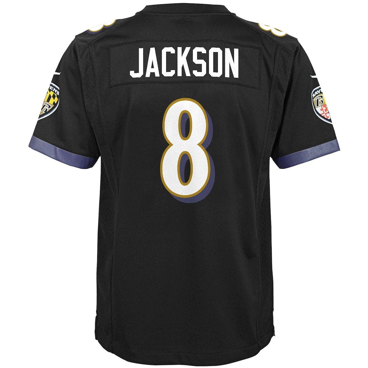 lamar jackson youth jersey black