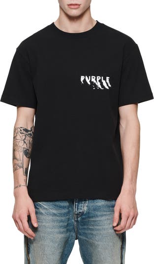 PURPLE BRAND Oversize Logo Graphic T-Shirt