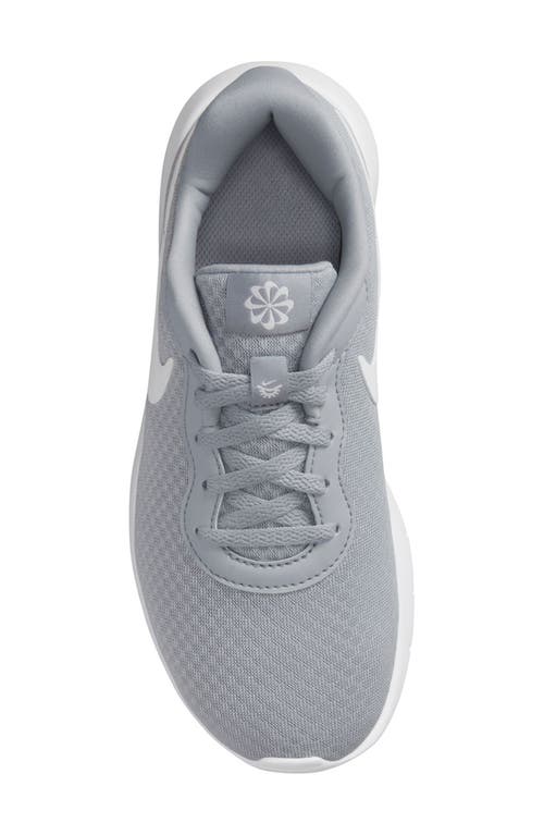 Nike Kids' Tanjun Ez Sneaker In Wolf Grey/white/white
