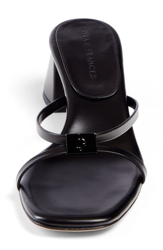 Shop Dear Frances Patti Slide Sandal In Black