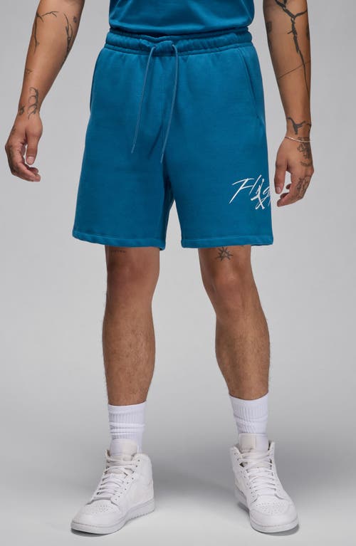Jordan Fleece Sweat Shorts In Blue