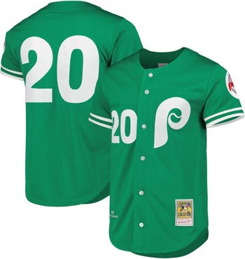 Mitchell & Ness Men's Mitchell & Ness Mike Schmidt Green Philadelphia  Phillies Cooperstown Collection Authentic Jersey