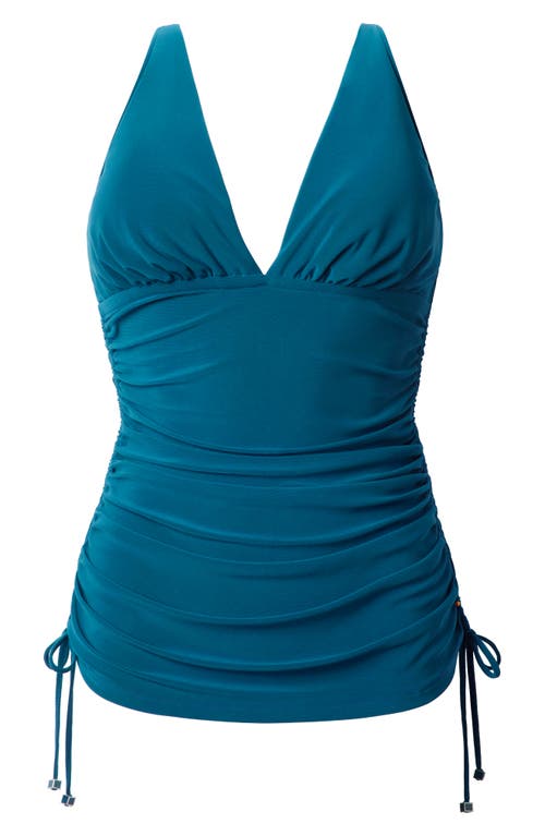 Shop Magicsuit ® Dani Solid Underwire Tankini Top In Marine