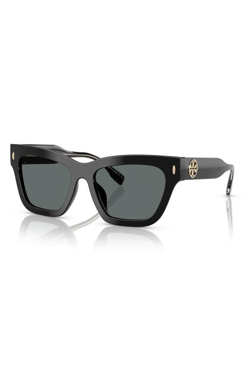 Tory Burch Women's Polarized Sunglasses Ty7208u In Black
