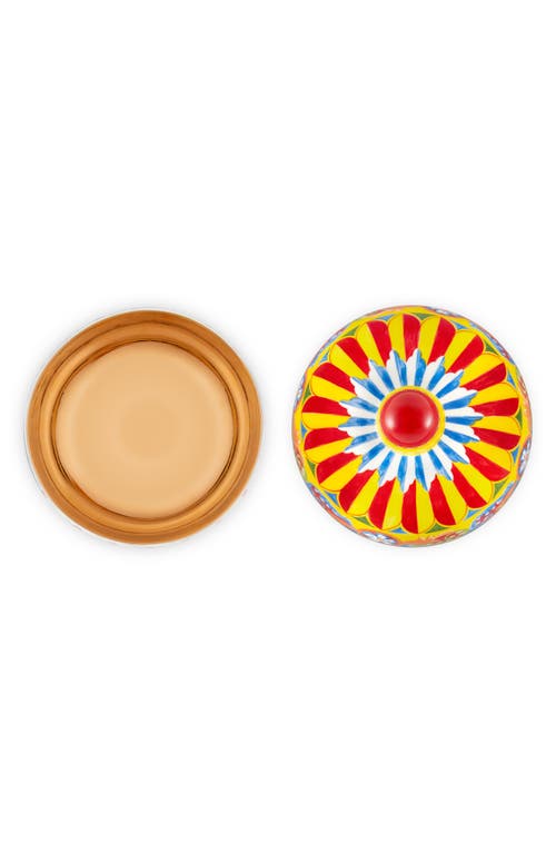 Dolce & Gabbana Dolce&gabbana Medium Covered Ceramic Bowl In Red