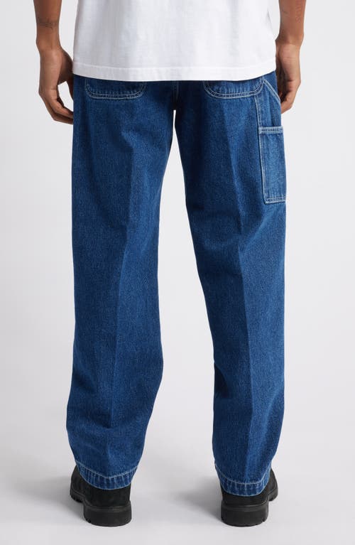 Obey Hardwork Carpent Jeans In Stonewash Indigo