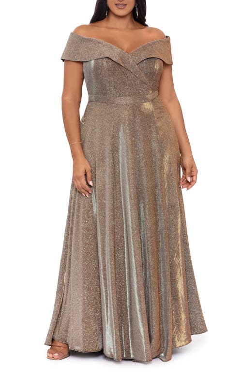 Shein Curve Womens Dress 2XL Rose Gold Evening Formal Cocktail Full Soft  Lace