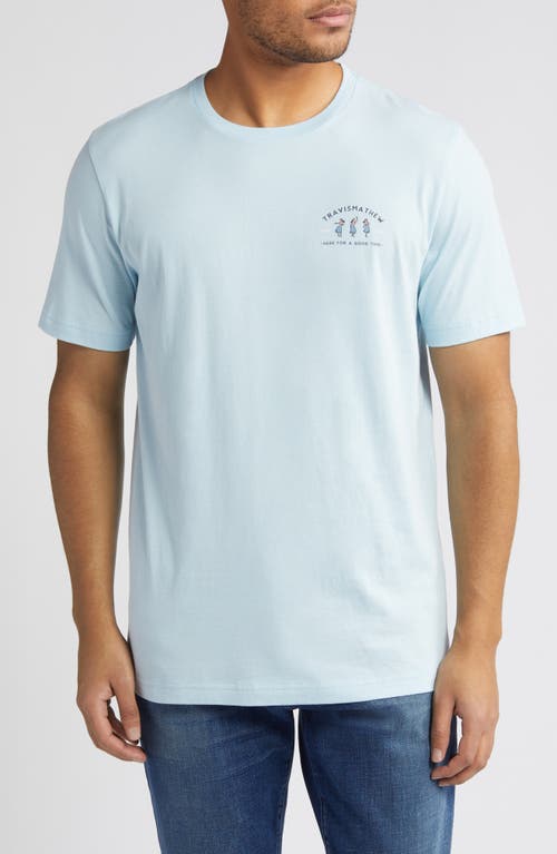 Travismathew Sweetheart Rock Graphic T-shirt In Dream Blue