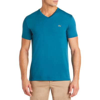 Lacoste Regular Fit V-Neck T-Shirt, Blue