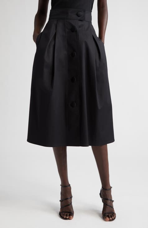 Black midi skirt outlet nordstrom