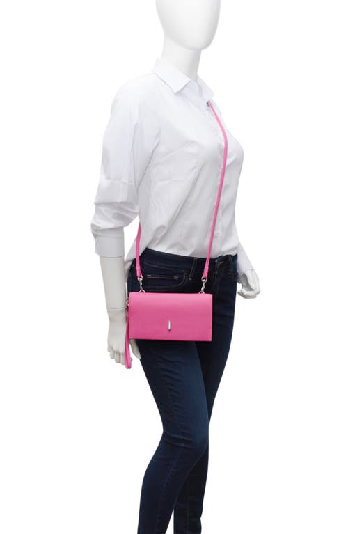 Shop Thacker Thacker Alexa Leather Crossbody Bag In Rose