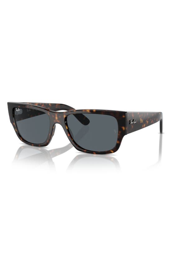 Ray Ban Ray-ban Carlos Rectangular Sunglasses, 56mm In Havana