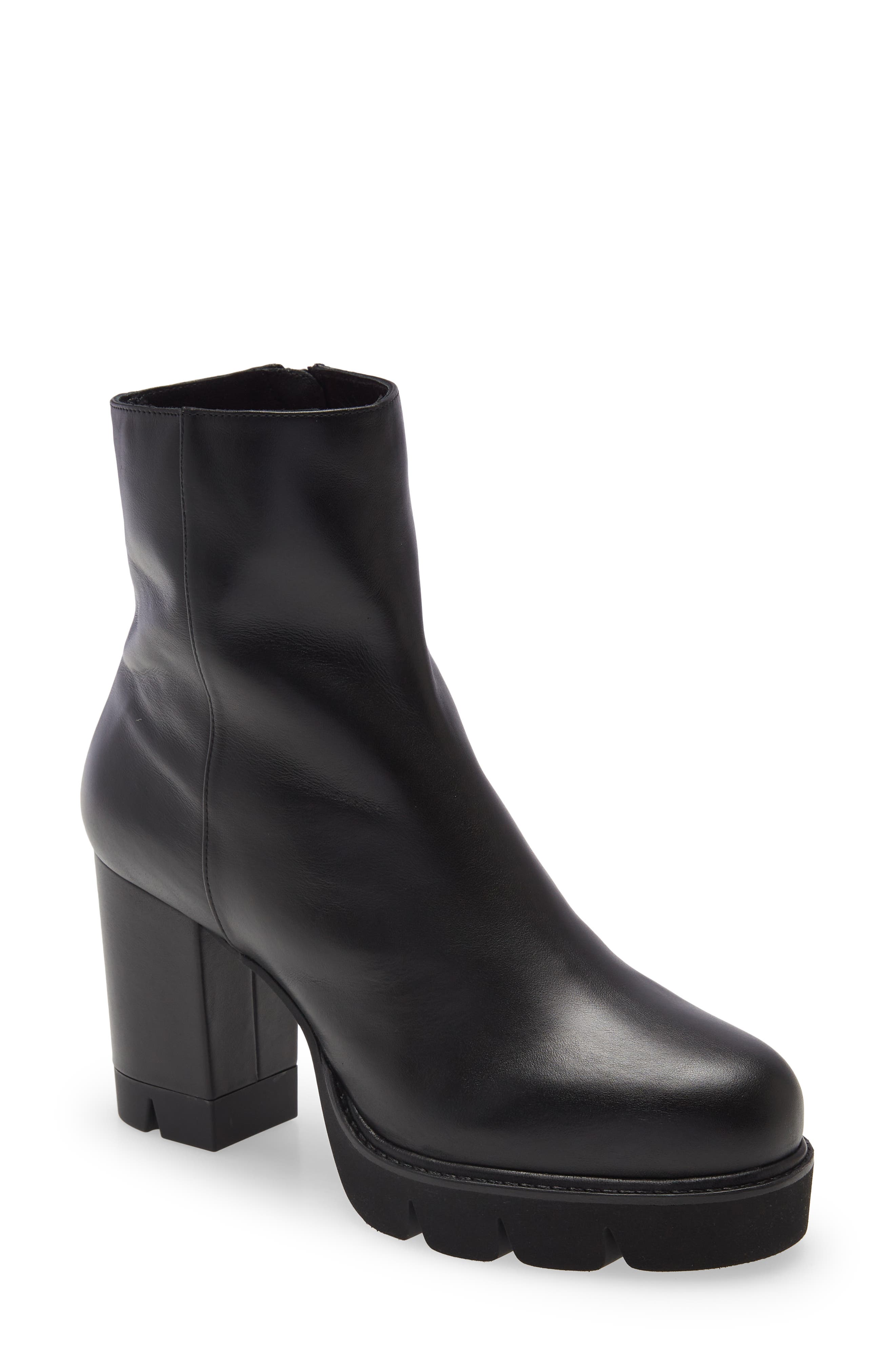 stuart weitzman block heel booties