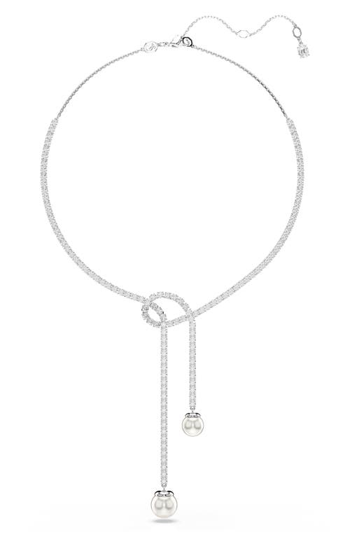 Swarovski Elegant And Timeless Bijoux Accessory In Silver/white