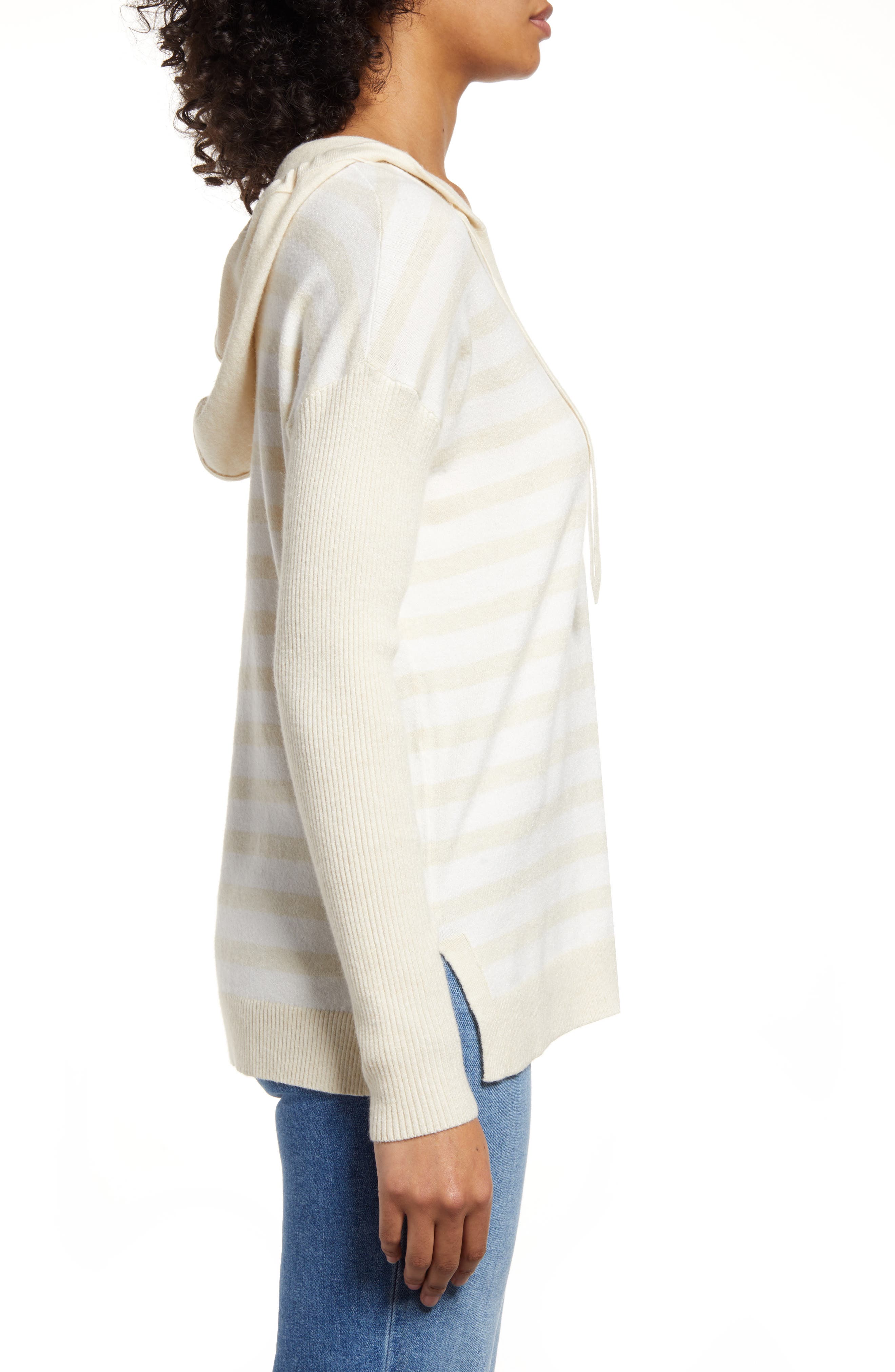 Long Sleeve Colorblock Hoodie Sweater 