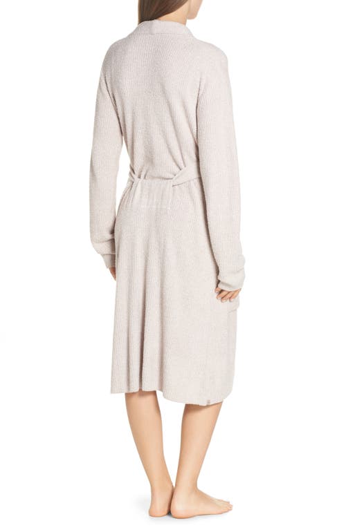 Shop Barefoot Dreams Cozychic™ Lite® Ribbed Robe In Rose/pearl- He