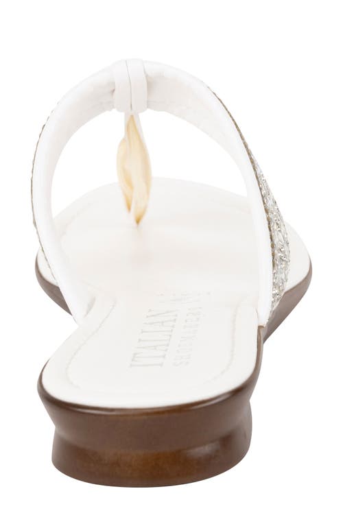 Italian Shoemakers Udella Flip Flop In White