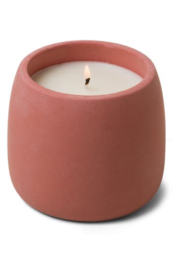 Paddywax Firefly Elements Ceramic Jar Candle In Burgundy