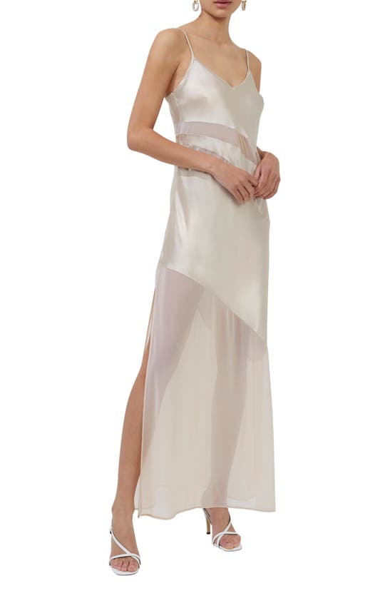 FRENCH CONNECTION INU STRAPPY SATIN DRESS