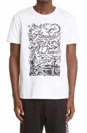 Fendi x Noel Fielding Script Embroidered T-Shirt | Nordstrom