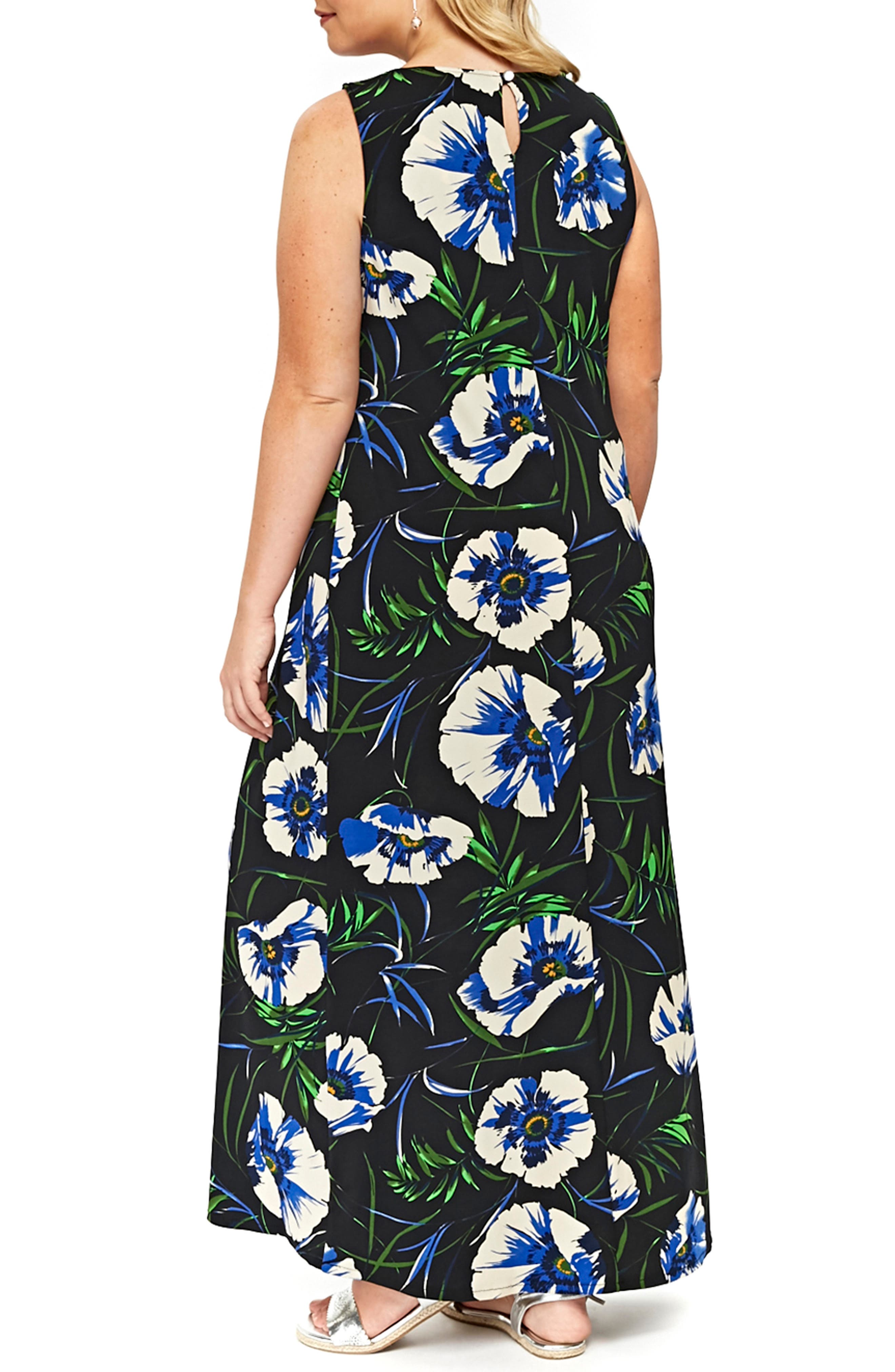 evans black maxi dress