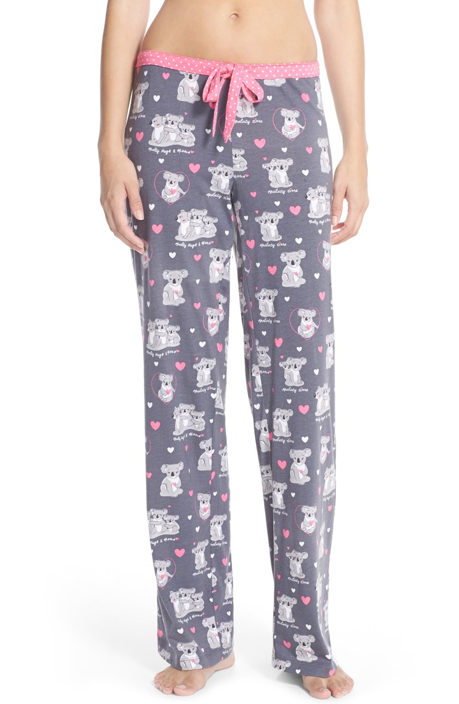 PJ Salvage Print Cotton & Modal Pajama Pants | Nordstrom
