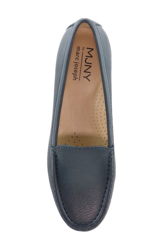 Marc Joseph New York Lake Road Loafer In Navy Grainy