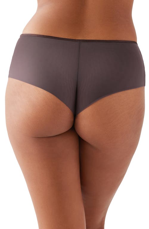 Shop Wacoal After Dark Tanga In Raisin