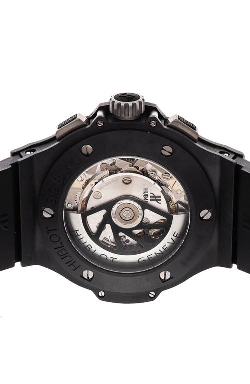 Shop Watchfinder & Co. Hublot  Big Bang Rubber Strap Watch, 44mm In Black