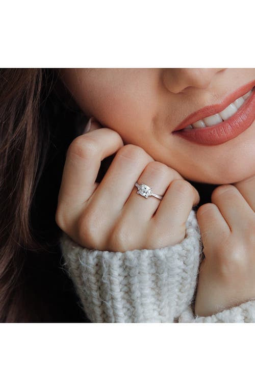 Delmar Cushion-cut Aquamarine & Diamond Ring In Blue