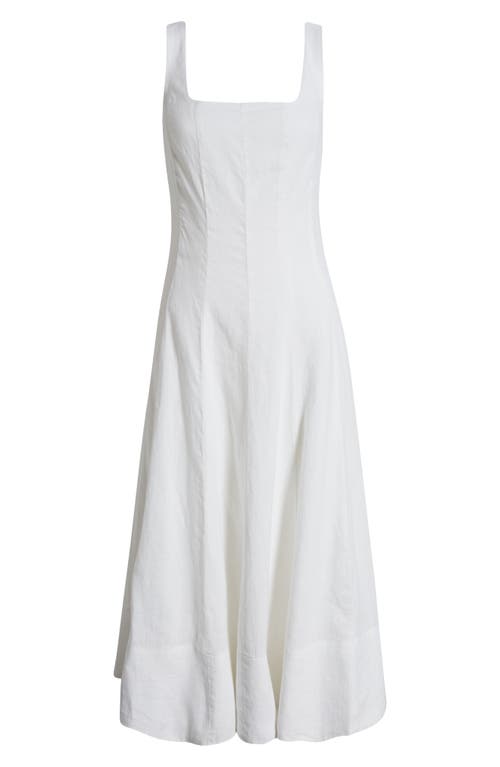 Shop Lilly Pulitzer ® Calina Linen Midi Sundress In Resort White