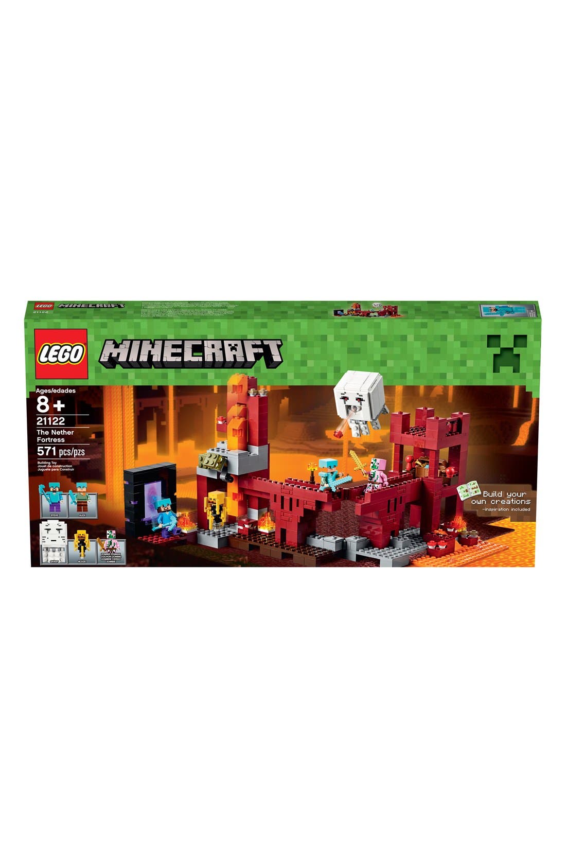 lego minecraft nether fortress