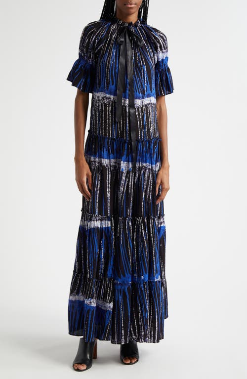 Shop Busayo Omoyeni Dress In Blue