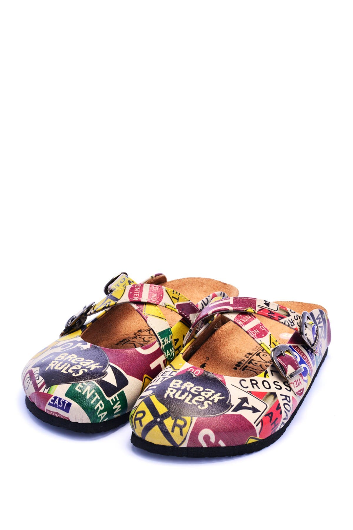 Goby | Printed Faux Leather Clog 