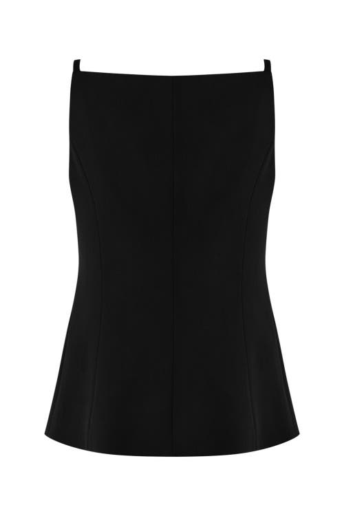 Shop Nocturne Vest With Straps In Black