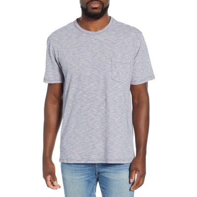 Faherty Stripe Pocket T-Shirt, Red