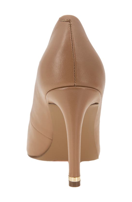 Shop Kenneth Cole Aundrea Pointed Toe Pump In Latte