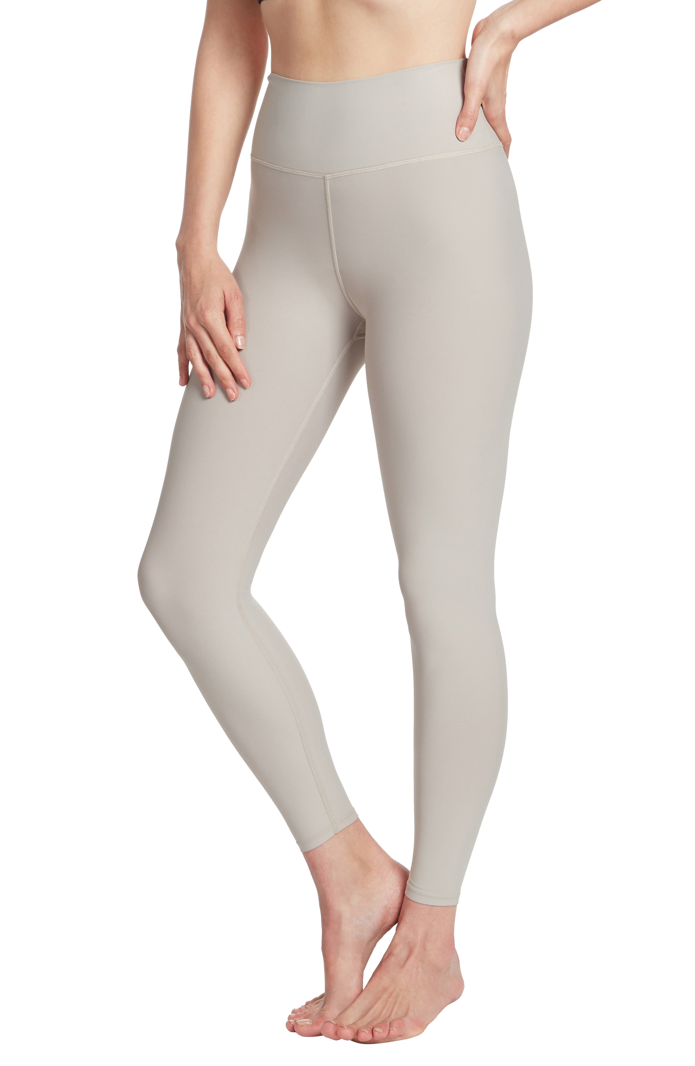 Sage Collective Folded Edge Waistband 7/8 Leggings In Bright