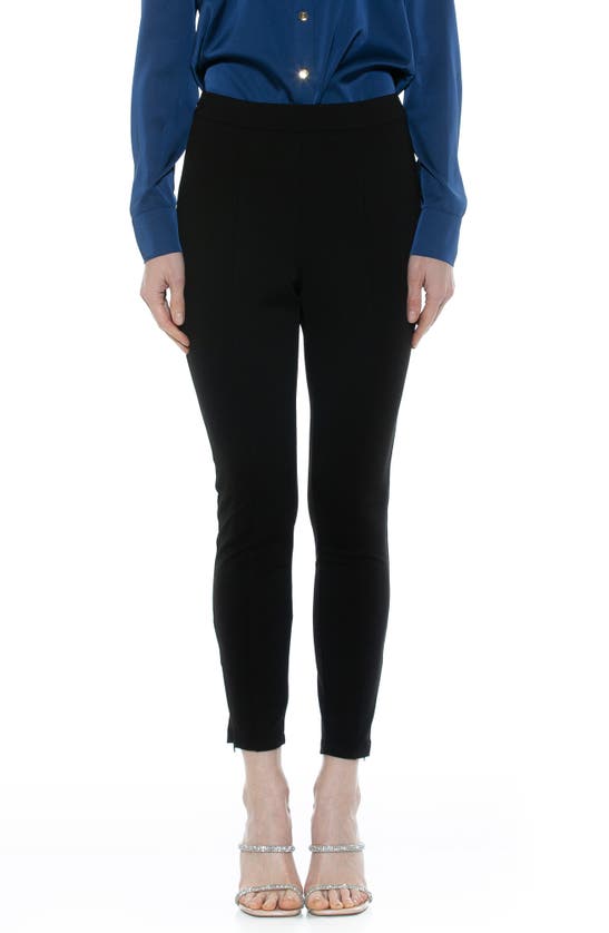 ALEXIA ADMOR FIONA FITTED PONTÉ SKINNY PANTS