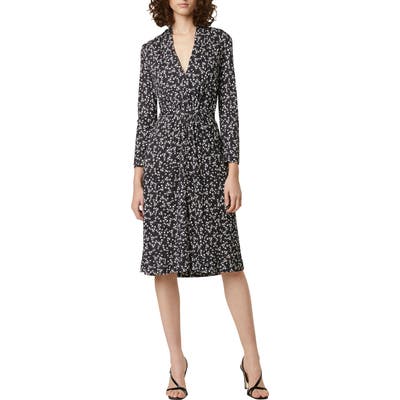 French Connection Angelina Meadow Long Sleeve Dress, Black