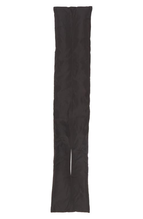 Vince Packable Pull Thru Puffer Scarf In Black
