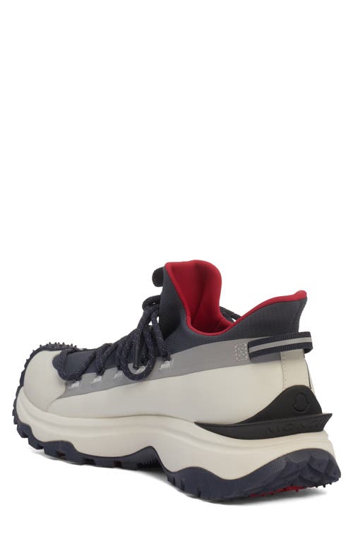 Shop Moncler Trailgrip Lite 2 Low Top Sneaker In Blue/white