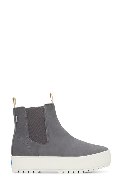 Keds Women's The Platform Chelsea Lug Boots In Grey