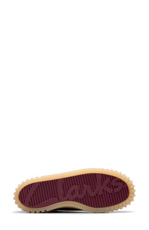Clarksr Clarks(r) Mayhill Walk Sneaker In Burgundy Leather
