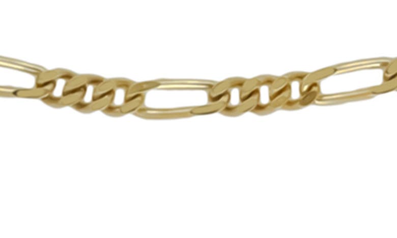 Shop Bony Levy 14k Gold Figaro Chain Bracelet In 14k Yellow Gold