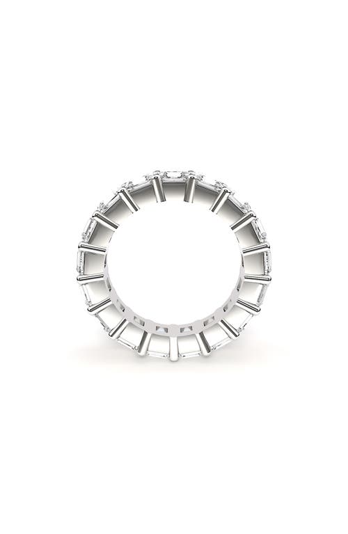 Hautecarat Lab Created Diamond Eternity Ring In White Gold