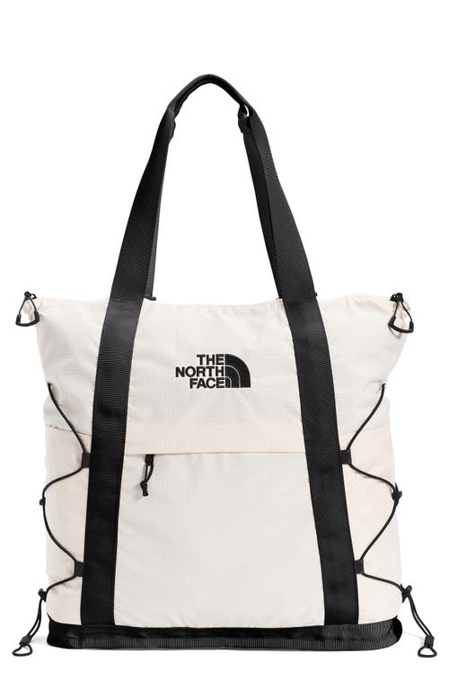 The North Face Borealis Convertible Tote In Gardenia White/tnf Black-npf