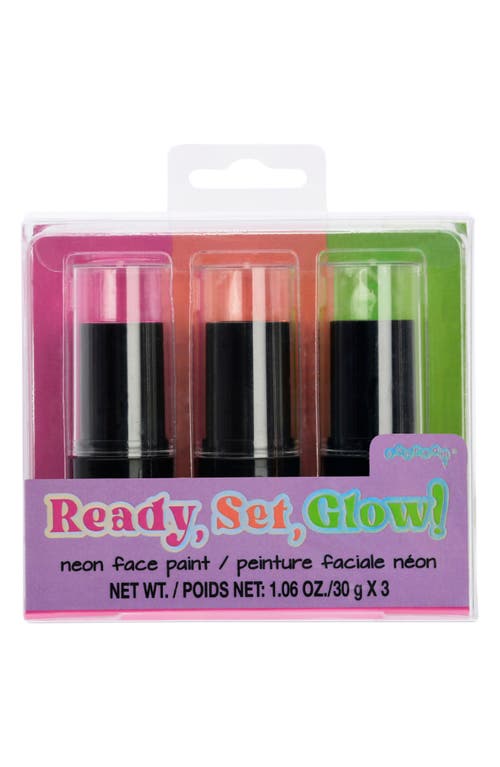 Shop Iscream Ready, Set, Glow! 3-pack Neon Face Paint Set In Multi